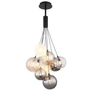 Laagste prijs - Globo Zwarte hanglampBallgi glas - 56144-9H