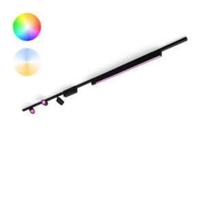 Laagste prijs - Philips Hue Perifo - White and color set van 3 spots en bar zwart - 929003117501