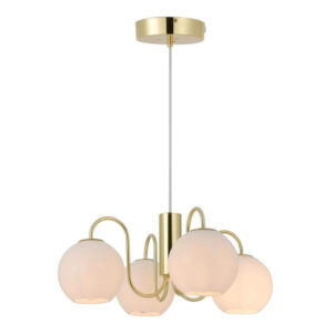 Laagste prijs - Nordlux HanglampFranca 4-lichts messing - 2312543035