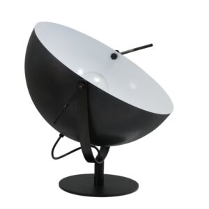 Laagste prijs - Masterlight ZwarteIndustria Uplighter 40cm zwart met wit - 4198-30-06-B