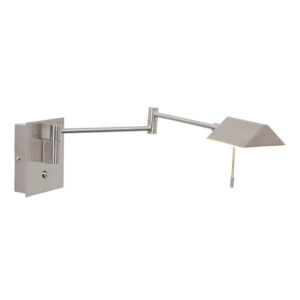 Laagste prijs - Steinhauer RVS wand leeslampRetina - 3402ST