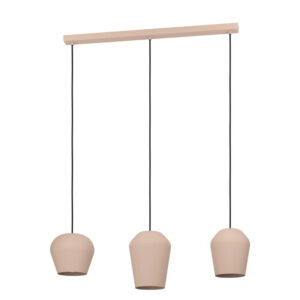 Laagste prijs - Eglo Taupe hanglampCambaito 3-lichts - 900143