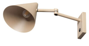Laagste prijs - ETH Design wandlampMarvis zandkleurig - 05-WL1348-59