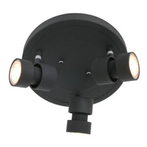 Laagste prijs - Steinhauer Led plafondspotNatasja LED zwart - 7905ZW