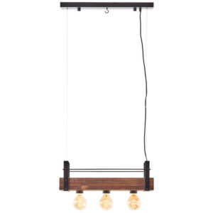 Laagste prijs - Brilliant HanglampBankwood 50cm - 99540/46