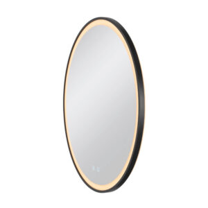 Laagste prijs - SLV Spiegel wandlampTrukko Zwart - Ø 80cm - 1007202