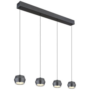 Laagste prijs - Globo Ronde hanglampMarthy grijs Ø 10cm - 15209-4
