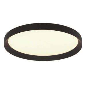 Laagste prijs - Steinhauer Strakke plafondlampFlady zwart Ø 50cm - 3686ZW