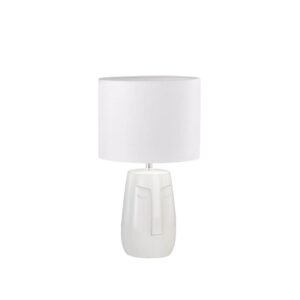 Laagste prijs - Fischer & Honsel TafellampFace Ø 22cm wit - 50715