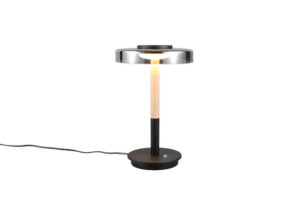 Laagste prijs - Trio Led tafellampCeleste smoke glas - 554910132