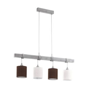 Laagste prijs - Eglo Stalen hanglampTownshend 2 curiosa - 49927