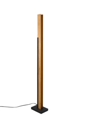 Laagste prijs - Trio Houten led vloerlampKerala - 441610132