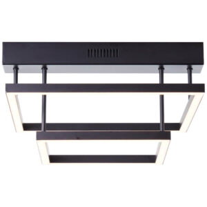 Laagste prijs - Brilliant PlafondlampRanut 32cm zwart - G99493/06
