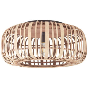 Laagste prijs - Brilliant Rotan plafondlampWoodrow - 99405/20