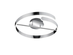 Laagste prijs - Trio Led plafondlampParma chroom - R67071106