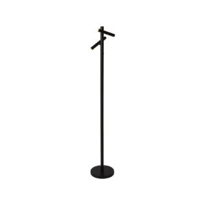 Laagste prijs - Searchlight VloerlampRechargeable zwart 2-lichts - 10460BK