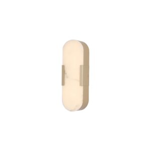 Laagste prijs - Searchlight WandlampOpaline goud 35cm - 11138GO