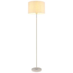 Laagste prijs - Globo VloerlampDeleon zand bruin Ø 40cm - 15968S