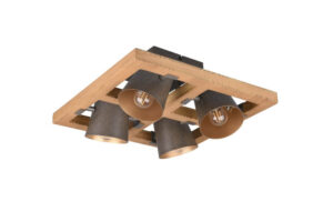 Laagste prijs - Trio Plafondlamp LandelijkBell - 601900467