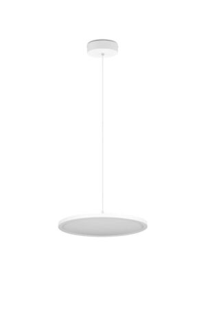 Laagste prijs - Trio Witte strakke hanglampTray Ø 40cm - 340910131