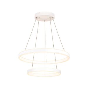 Laagste prijs - SLV Led hanglampOne 2-rings Ø 60cm wit - 1004766
