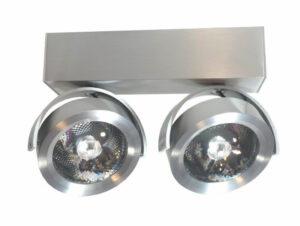 Laagste prijs - Artdelight Led plafondspotDutchess - QR 0002 ALU-LED