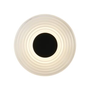 Laagste prijs - Searchlight WandlampCleo zwart en helder glas - 32210CL