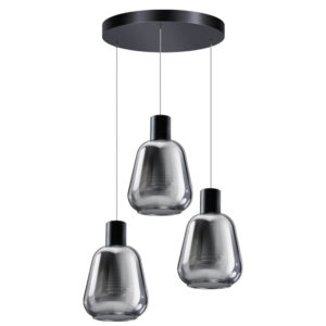 Laagste prijs - ETH Glazen vide lampGary 3-lichts - 05-HL4524-30S