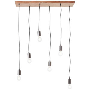 Laagste prijs - Brilliant 6-lichts hanglampRustik - 99542/76