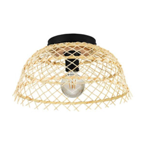 Laagste prijs - Eglo Rotan plafondlampAusnby Ø 37cm - 43831