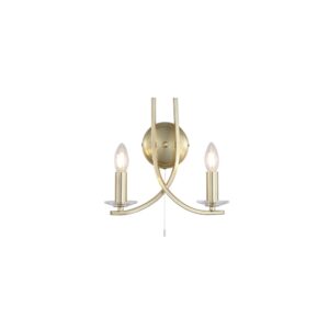 Laagste prijs - Searchlight WandlampAscona 2-lichts - 4162-2SB