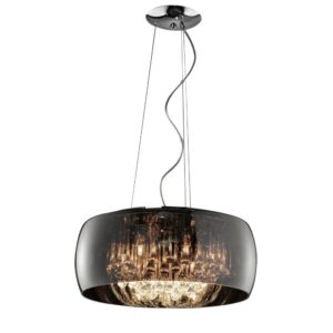 Laagste prijs - Trio Design hanglampVapore 6-lichts 50cm smoke - 311210606