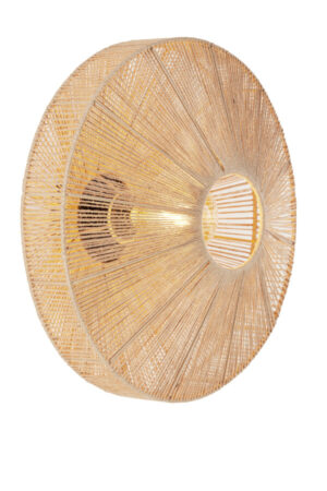 Laagste prijs - Light & Living Rotan wandlampLyra Ø 43cm - 3126284