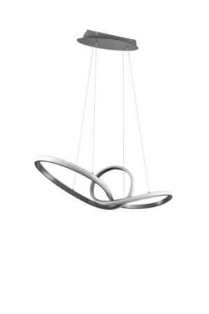 Laagste prijs - Trio Design hanglampSansa grijs - R32751107