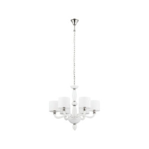 Laagste prijs - Lyora Witte kroonluchterNewport Ø 68cm - 8156