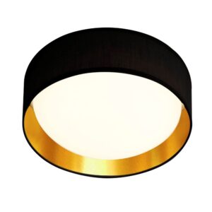 Laagste prijs - Searchlight Stoffen plafonnièreGianna Ø 50cm - 9371-50BGO