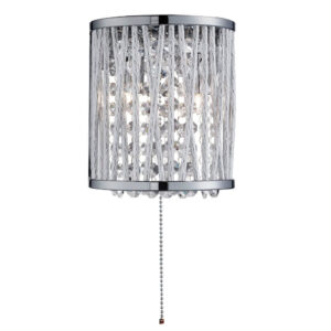 Laagste prijs - Searchlight Design wandlampElise - 7222-2CC