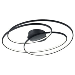 Laagste prijs - Trio Zwarte plafonnièreGale - 673918032