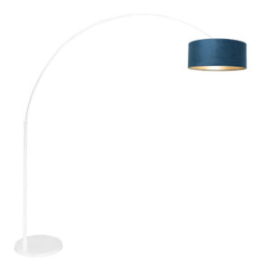 Laagste prijs - Steinhauer Velvet booglampSparkled blauw - 7174W