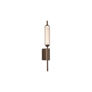 Laagste prijs - Searchlight Unieke wandlampCattail bubbel glas - 76210CL