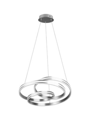 Laagste prijs - Trio HanglampNuria 60cm RVS - 326210107