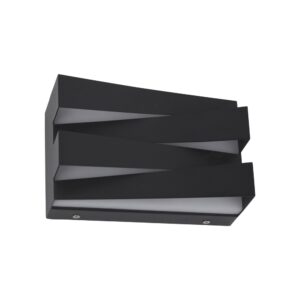 Laagste prijs - Searchlight Design wandlampSection zwart - 86410BK