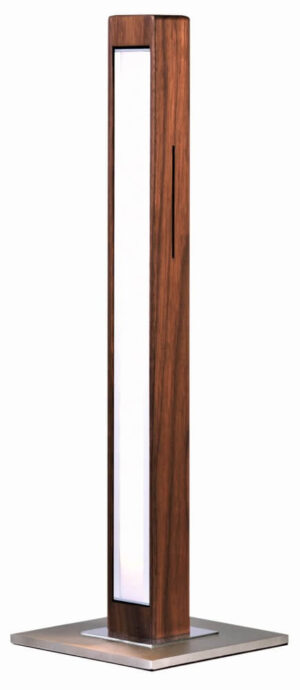 Laagste prijs - HerzBlut Tafellamp ledLeonora 51 cm - walnut oiled - 10735