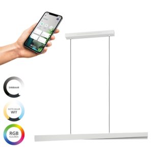 Laagste prijs - Eglo Smart hanglampBolognano-Z design grijs - 901833