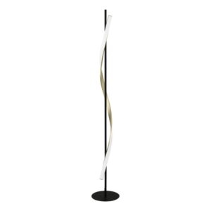Laagste prijs - Eglo VloerlampConaprato zwart met goud - 902138