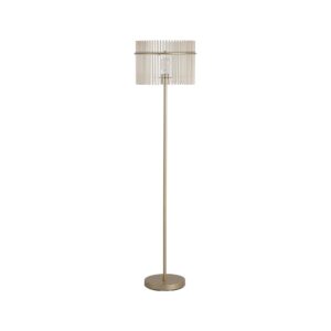 Laagste prijs - Searchlight VloerlampSwizzle goud - EU55626CP