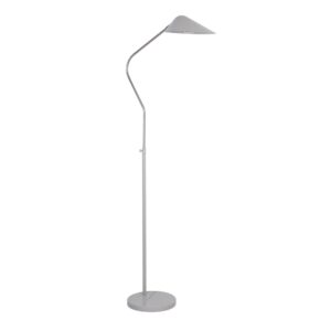 Laagste prijs - Searchlight VloerlampSwan chroom met wit - EU60420WH