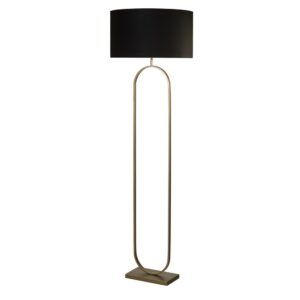 Laagste prijs - Searchlight VloerlampModish brons met bronse kap - EU95102BK