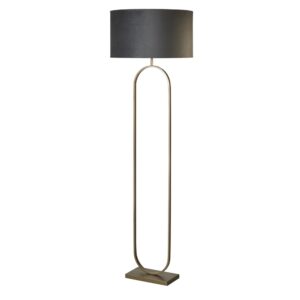 Laagste prijs - Searchlight VloerlampModish brons met donker grijze kap - EU95102DGY