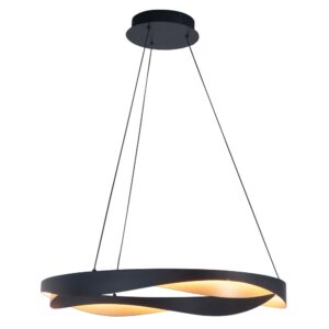Laagste prijs - Highlight Design hanglampAscoli zwart met goud Ø 64cm - H5540.01